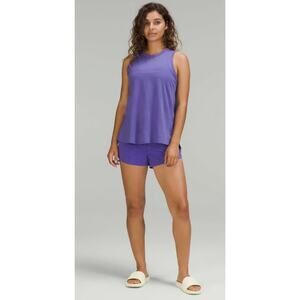 Lululemon Tank and Short Romper Lounge Shorts Onesie Charged Indigo Purple 4